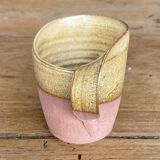 4 tasses à café en grès faites à la main