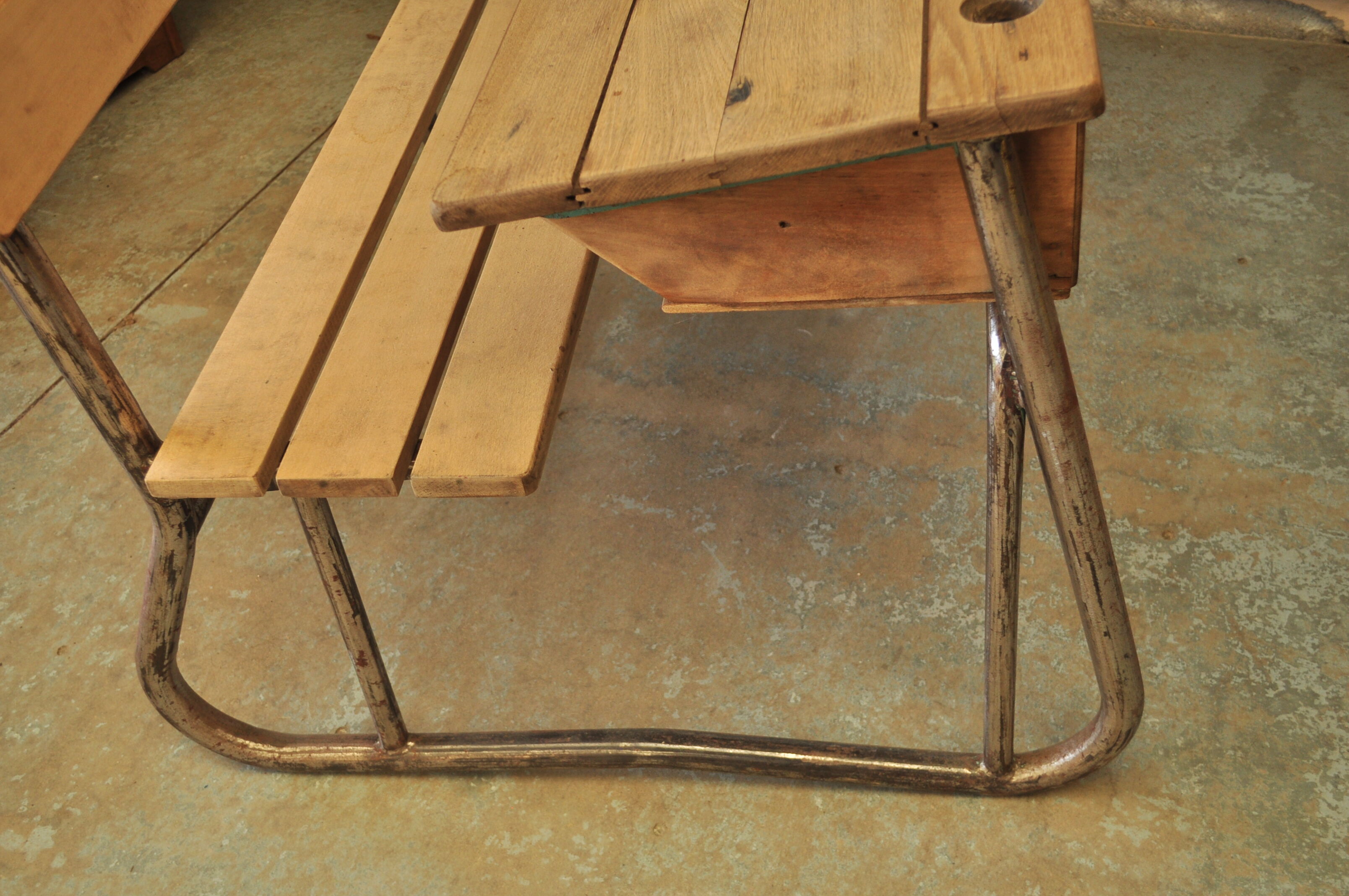 Double school desk