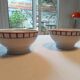 2 Basque Essor porcelain bowls