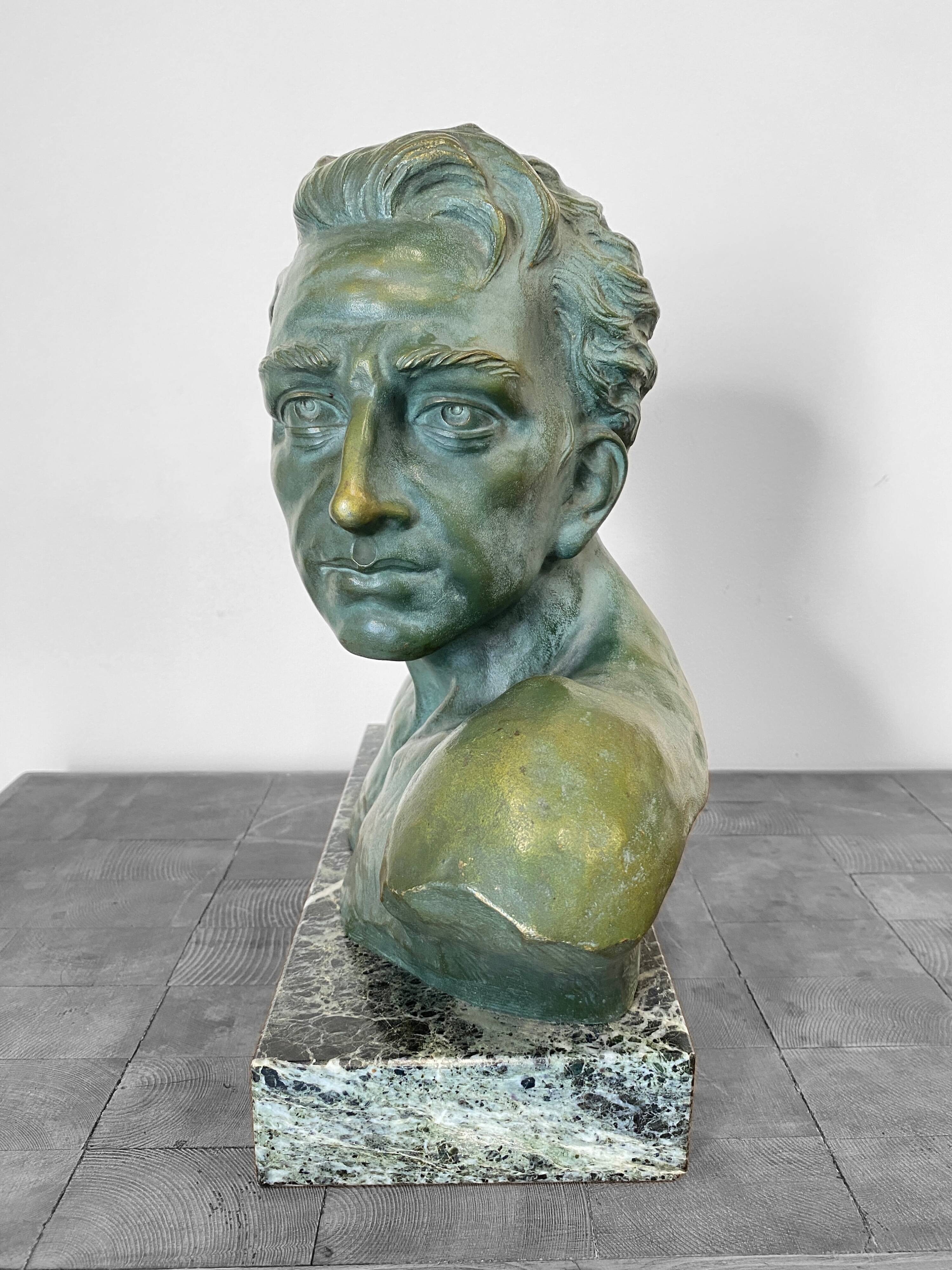 Bust of a man, Johannes Dommisse, 1930