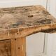 Old small workbench with drawer, beautiful original patina, 1920.