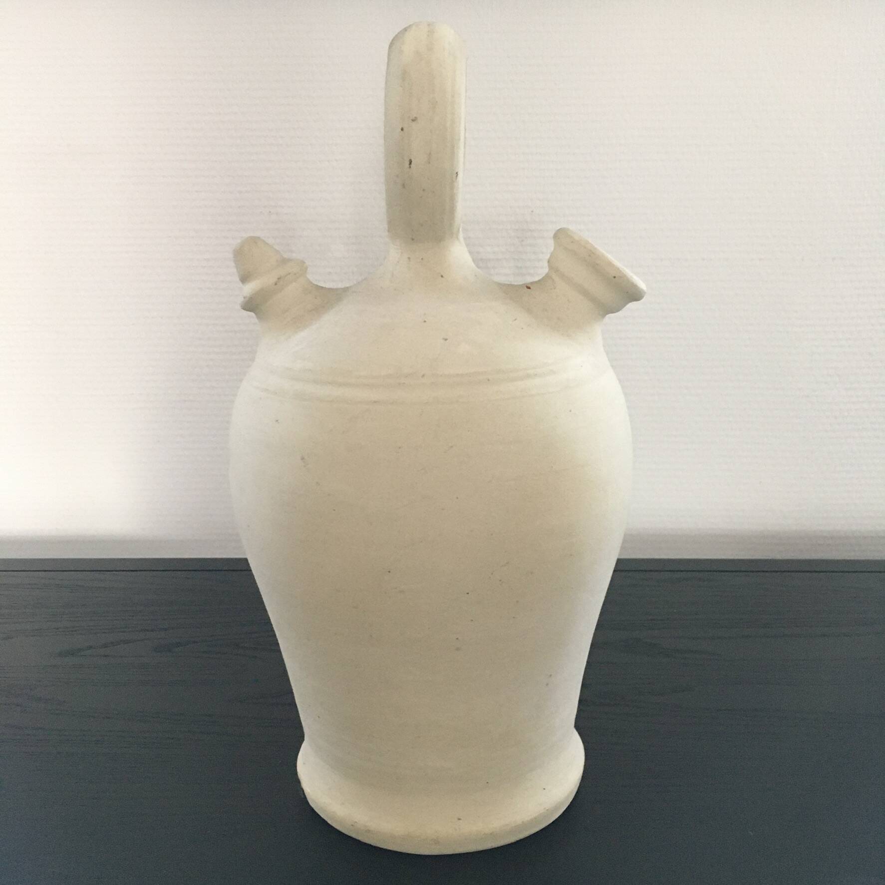 Large white water bottle