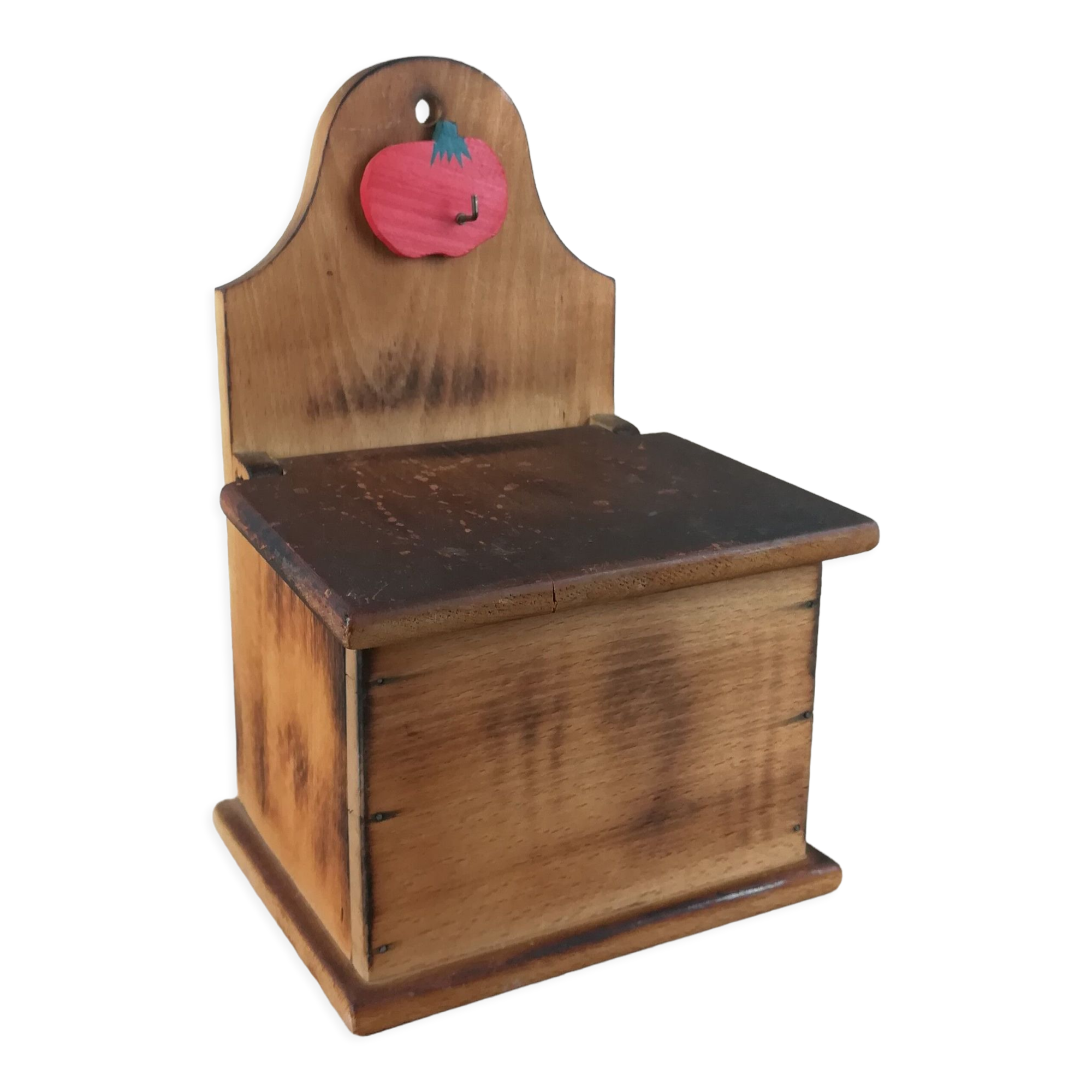 Wooden salt or match box