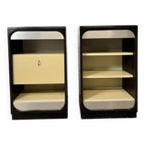 Set of 2 vintage 1970s mini cabinets / occasional furniture