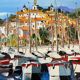 Tableau HST "View of Menton" by Christian Guinet (born in 1950)
