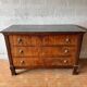 Mahogany commode, marble top - 19th century