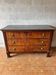 Commode en acajou, plateau marbre - 19ème