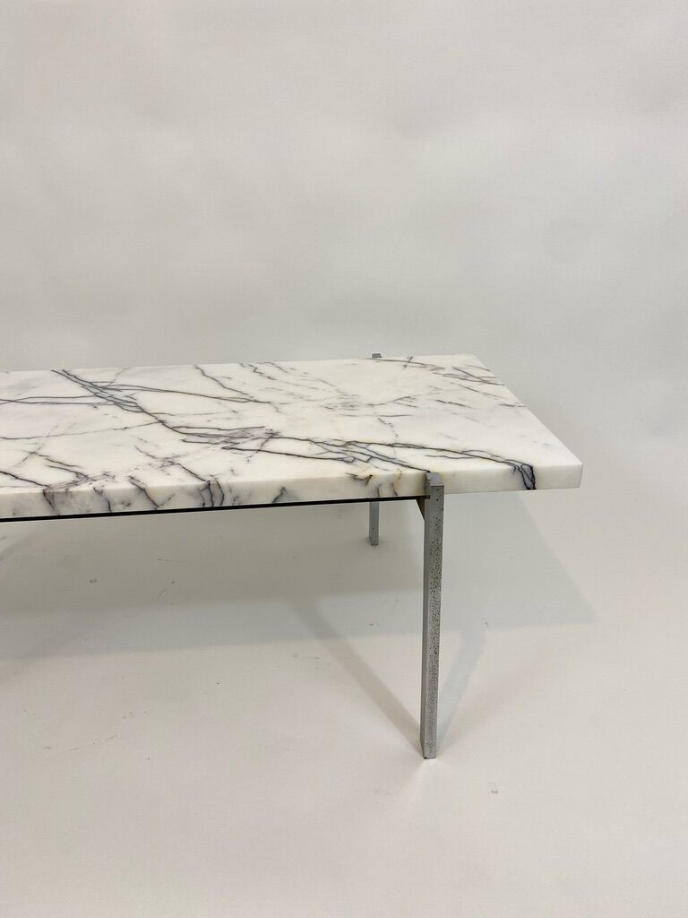 White marble coffee table