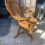 Vintage rattan chair chair