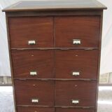 Vintage Clamshell Cabinet