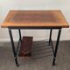 Table side on wheels from the 60s