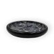 Alvino Bagni, black marbled ceramic centerpiece / vide poche, ca. 1970