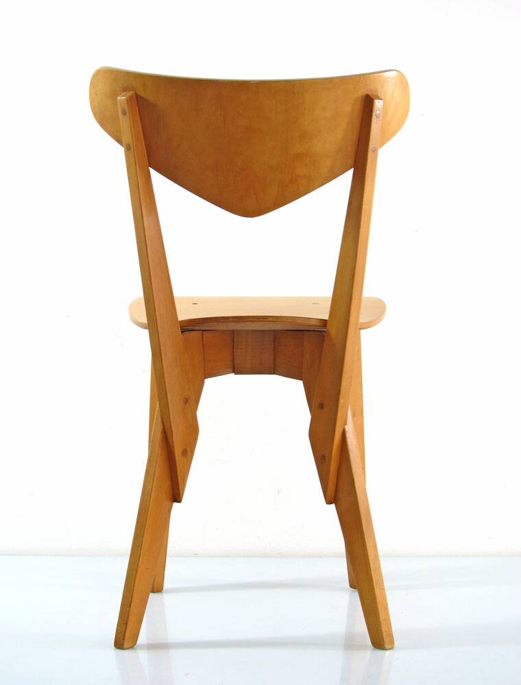 Hein Stolle chairs vintage plywood 1940s