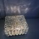Vintage glass square wall lamp