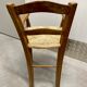 Wooden children's high chair and mulched seat
