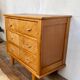 Vintage commode with diamond handles