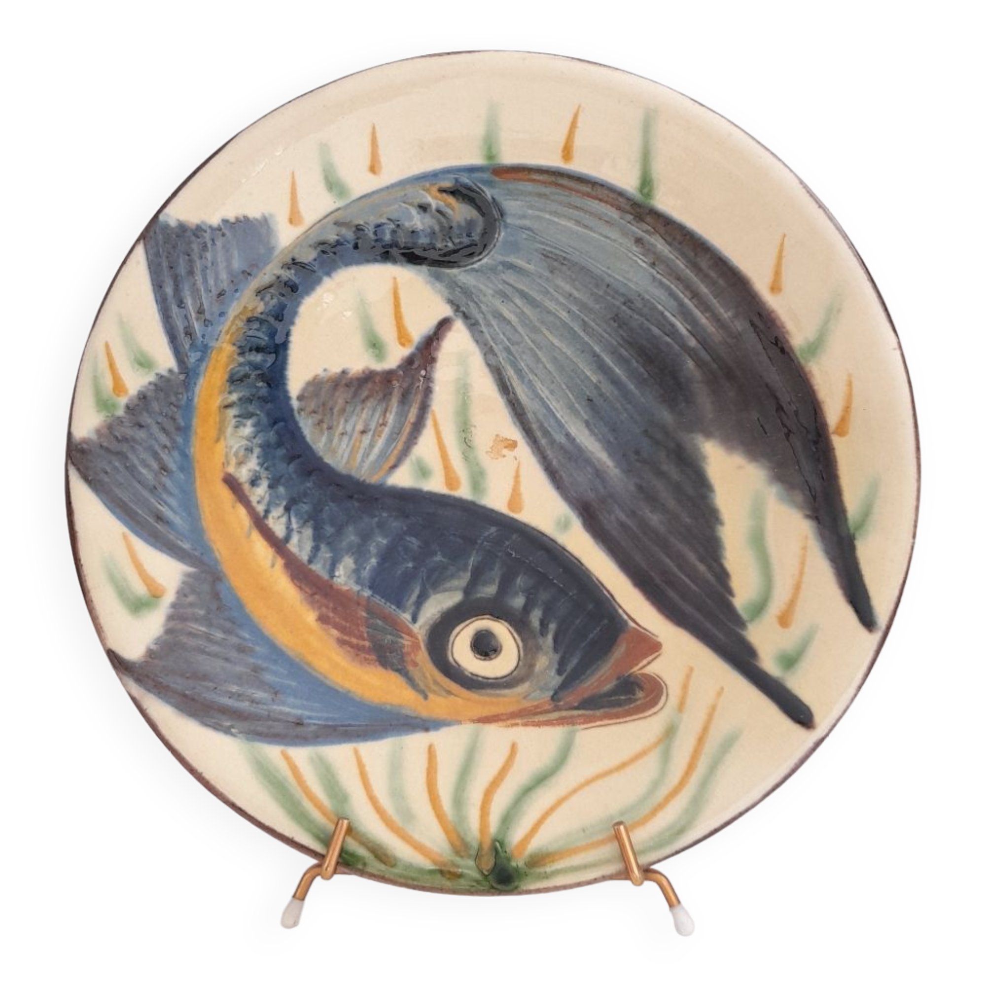 Decorative wall plate fish Puigdemont