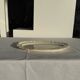 Large oval cream earthenware dish Sarreguemines France L44