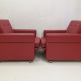 1970 Pair of Brussels style armchairs, Czechoslovakia