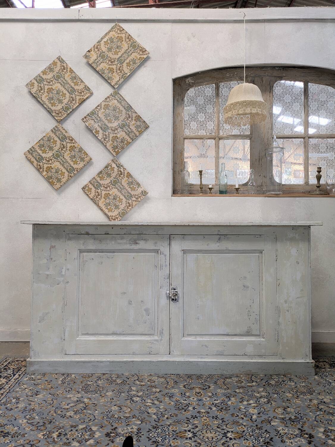 Large patinated buffet