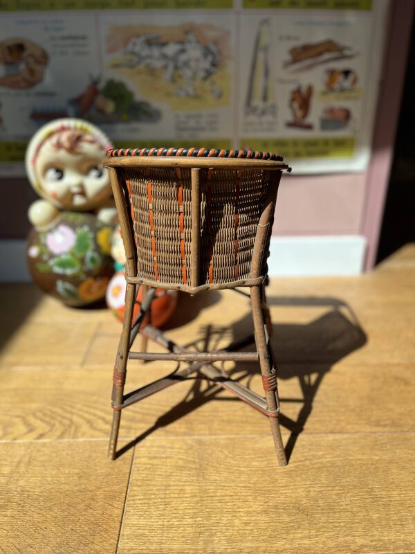 Chaise haute de poupée ''Belle époque