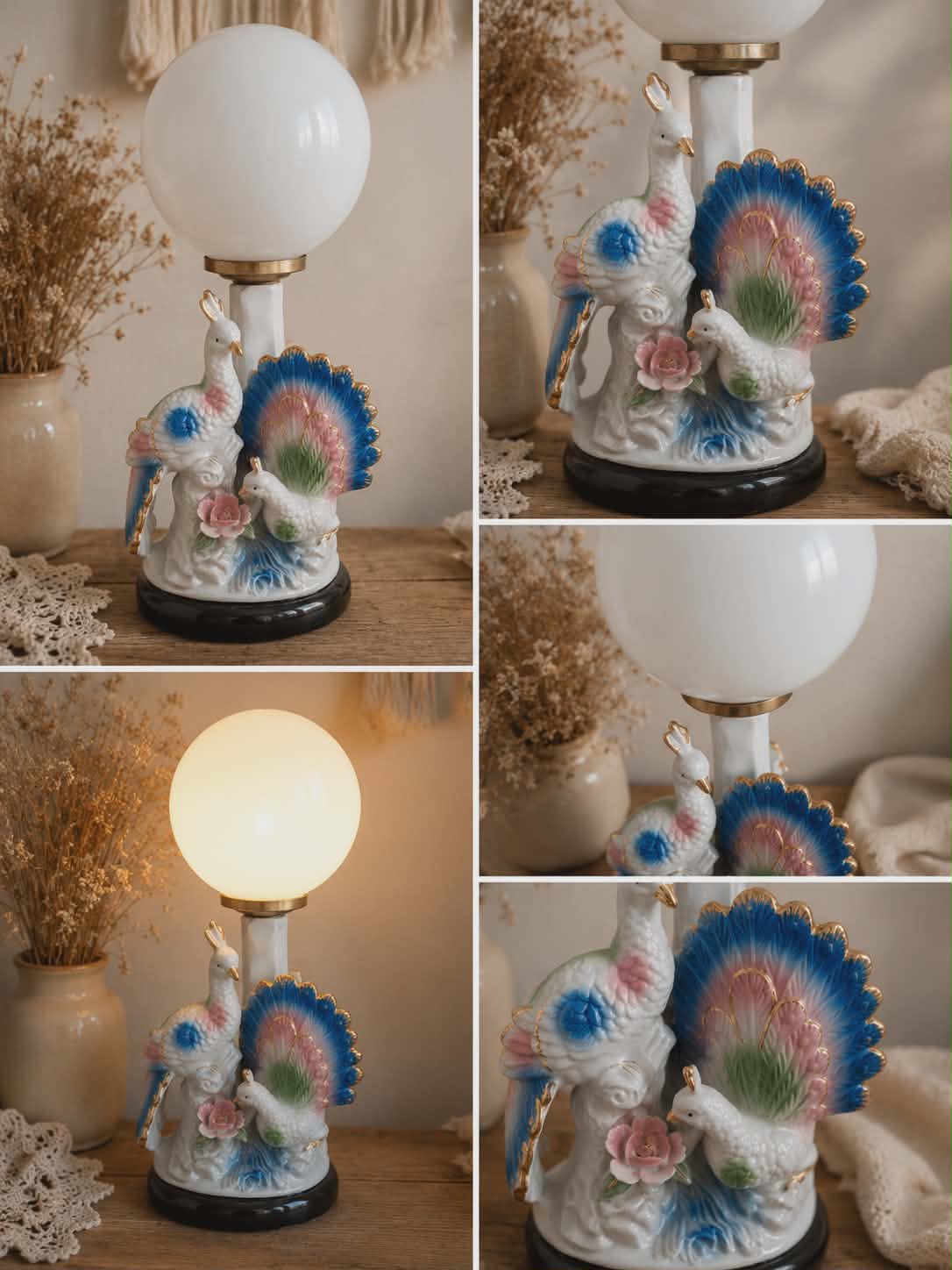 Peacock Lamp