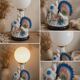 Peacock Lamp