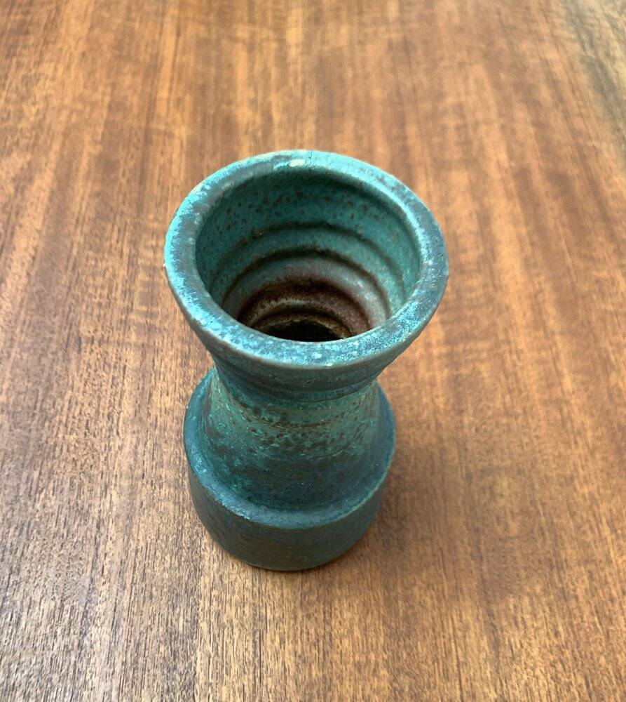 Brutalist pottery vase by Mobach, mid-century, 1960s.