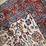 Carpet vintage Persian Mashad done hand 210x334cm 1950 s