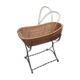 Wicker bassinet from the 50s