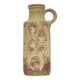 vintage taupe West Germany can vase Scheurich