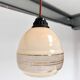 Beige with gold colored ceiling lamp, 1960s