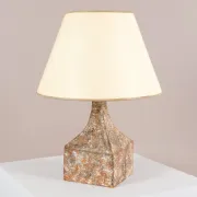 Vintage sculptural ceramic lamp, France, Mid-century, around 1960