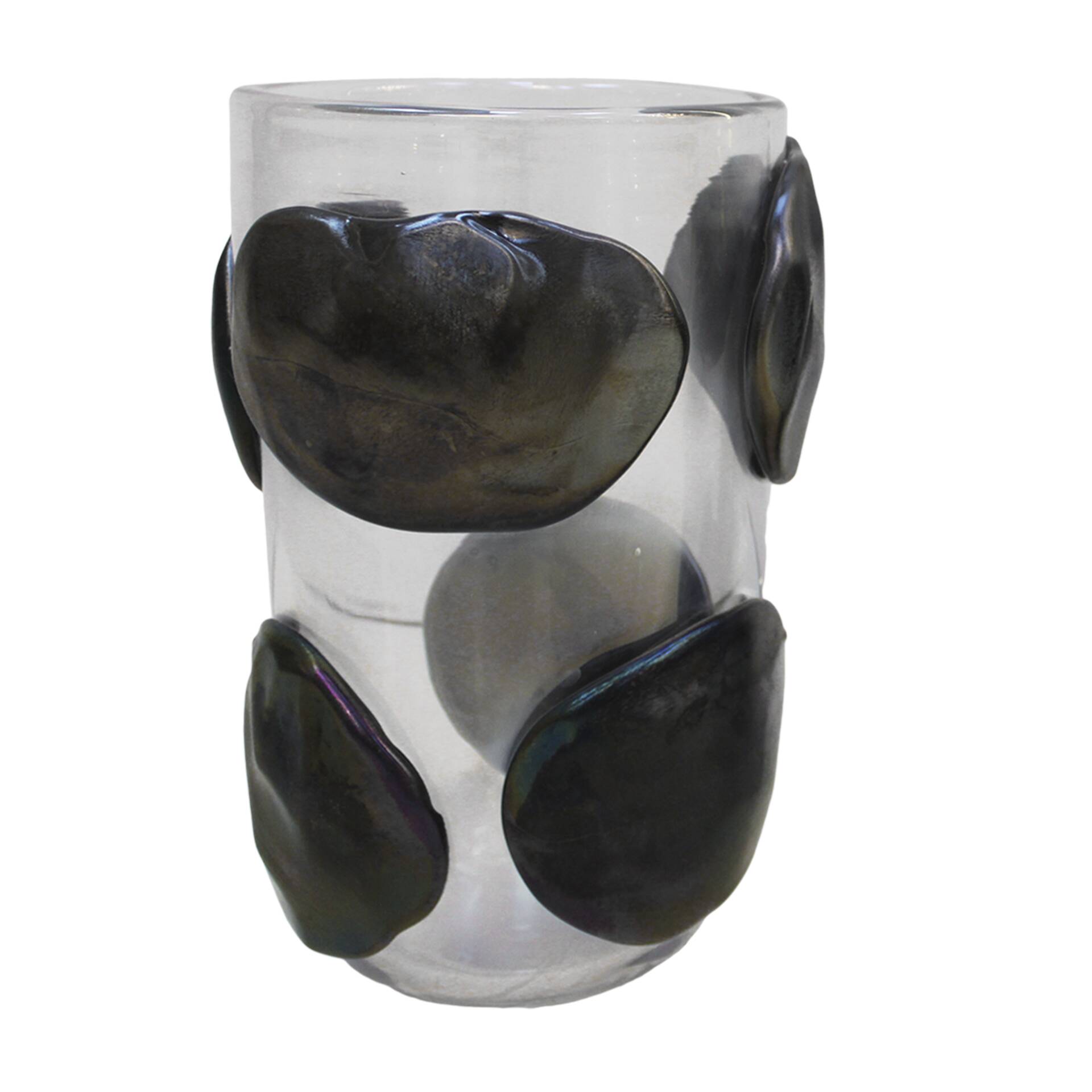 Mid-Century Modern Costantini Murano Glass Italian, Pair of Vases