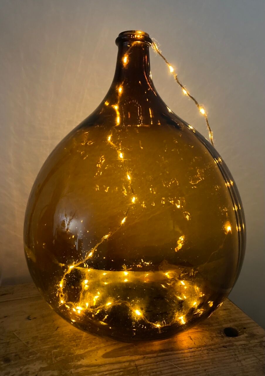 Demijohn 25 L amber