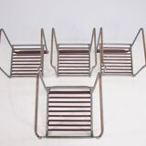 4 chairs "sandow" style Bruno Pollak