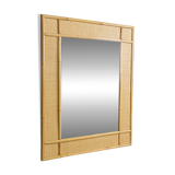 Mid century bamboo mirror by Dal Vera, 1960s