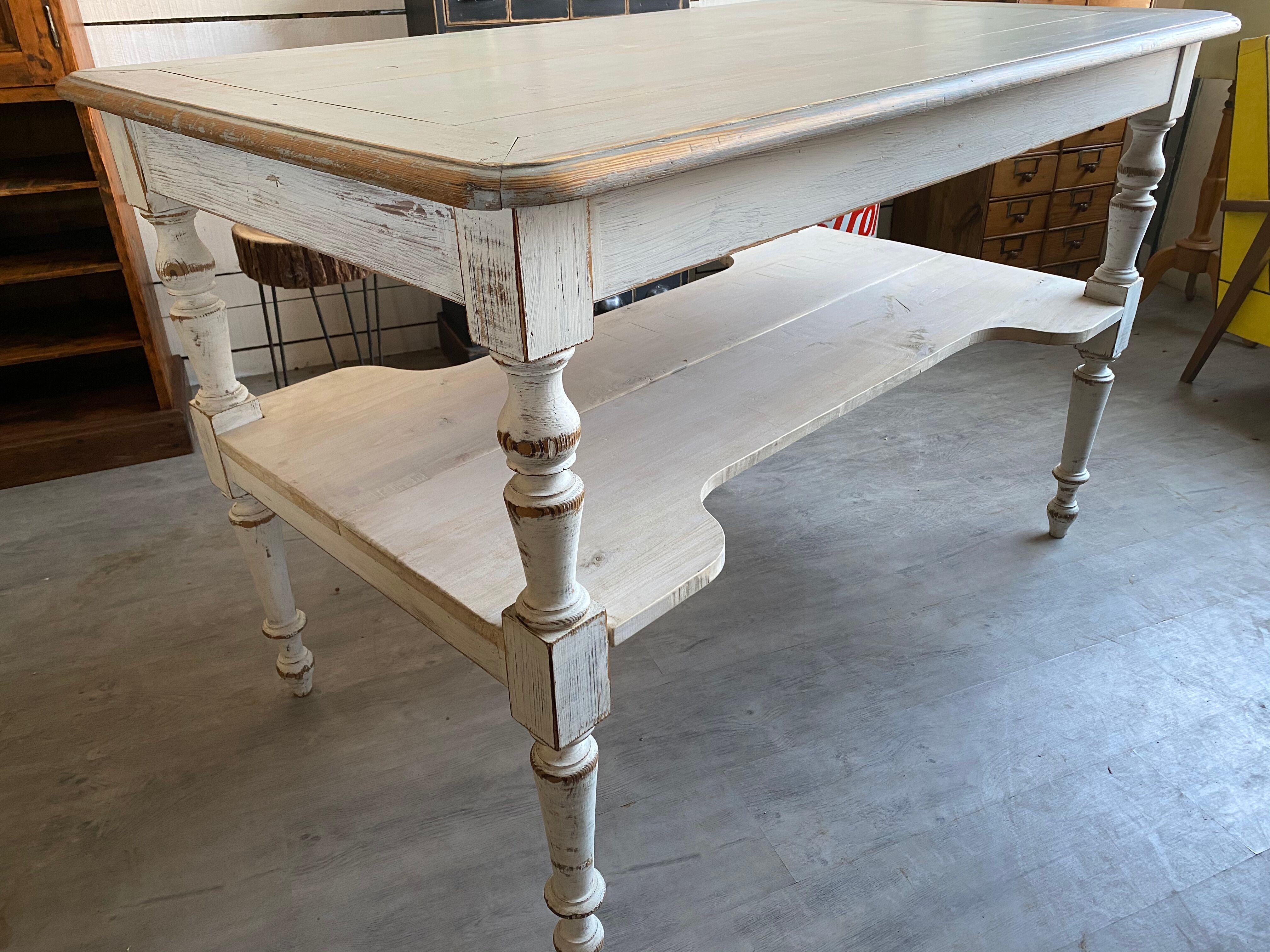 Old haberdashery table