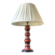 Vintage Italian turned wood lamp