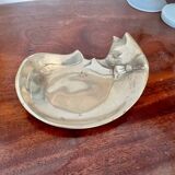 Brass cat pocket tray