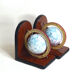 Pair of vintage bookends globes
