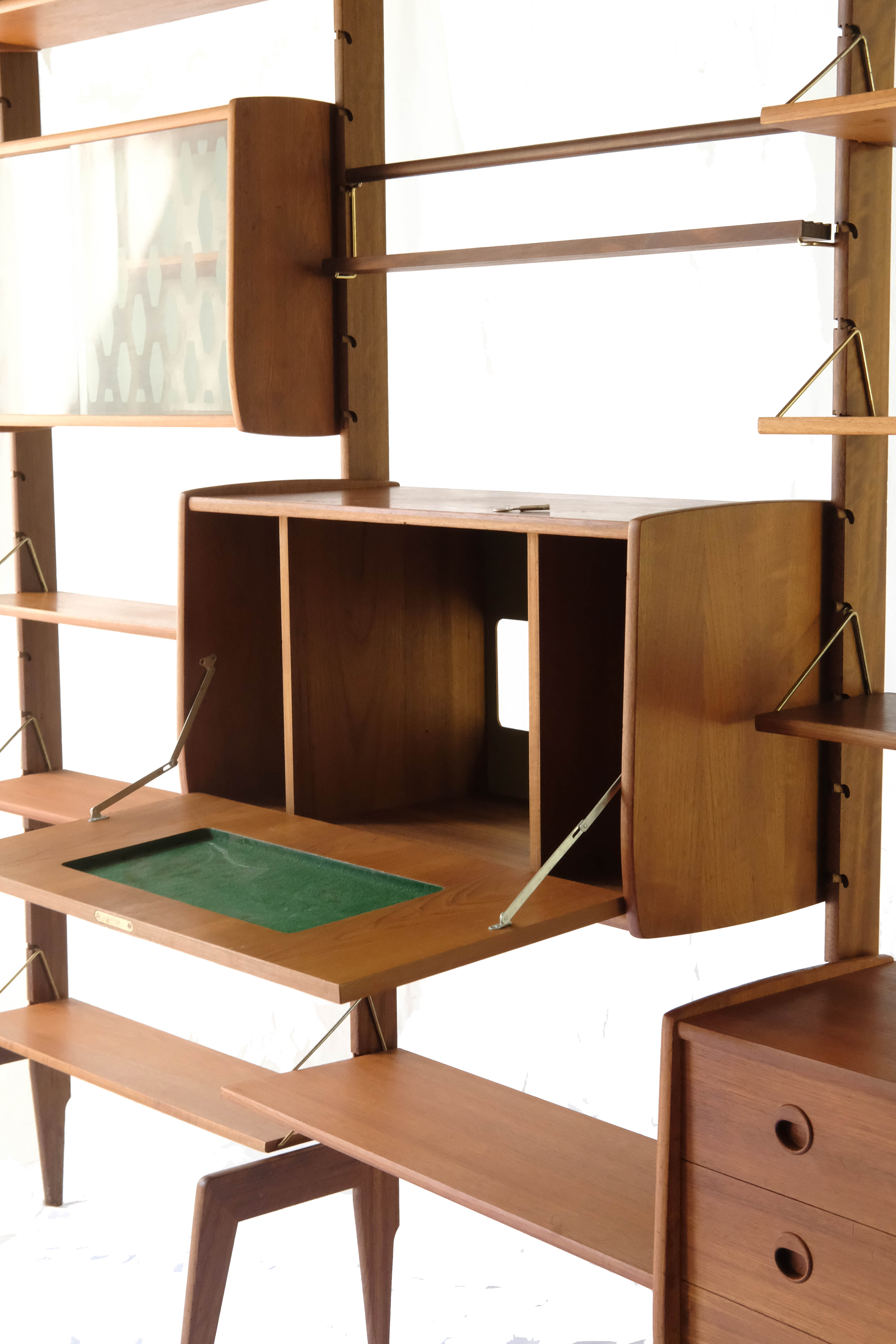 Wall Unit by John Texmon, 3 Modules, Norway, 1960s