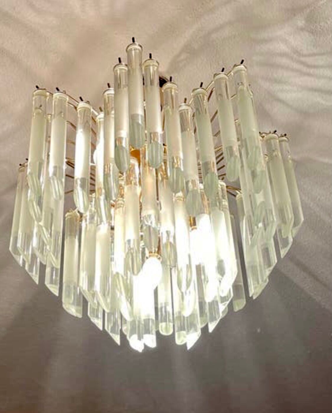 Venini crystal candlestick