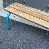 Industrial children's school bench Mullca 1960s