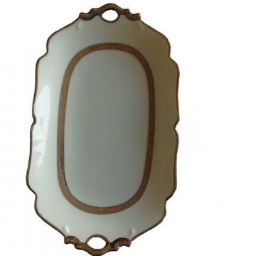 Jean Boyer Limoges France: part of a white porcelain table service.