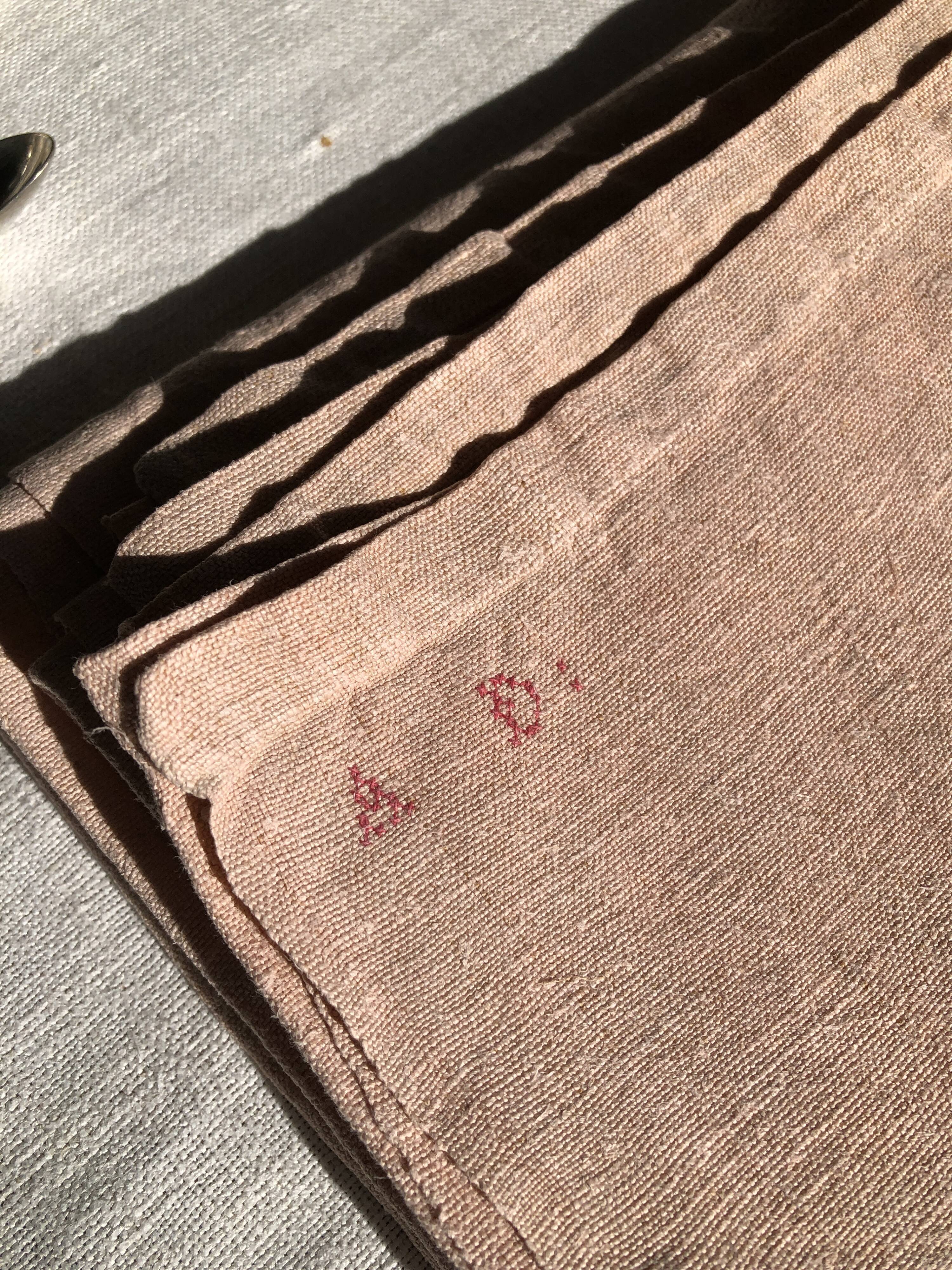 Harvest tablecloth tinted in tea pink