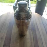 Old shaker in silver-plated metal with goldsmith's hallmarks