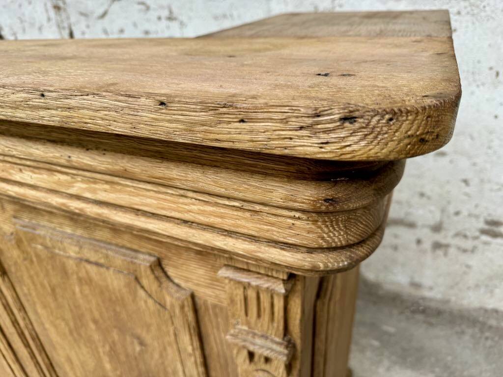 Old oak restaurant bar counter from the early 20th century