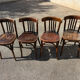 Set of 4 bistro chairs