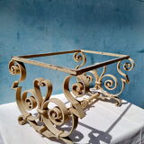 Iron coffee table forge 40 art deco